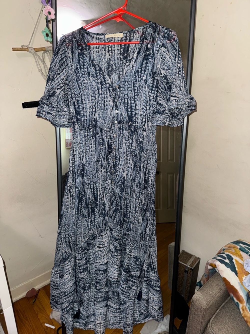 lovestitch Black & White Patterned Maxi Dress